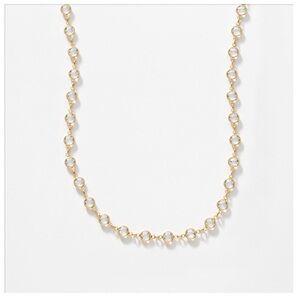 Touchstone Crystal Mini Golden Chanelle 56” Necklace